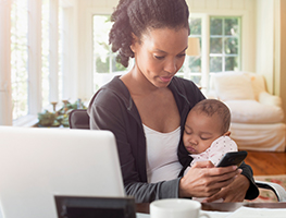 Parent - working mom - business finance